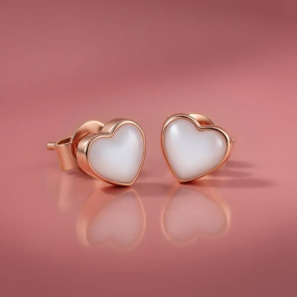 Muttermilchschmuck DIY SET - Herz Ohrringe “Sweetheart”