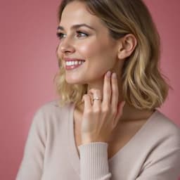 Muttermilchschmuck DIY Box – Set: Circle of Life 18mm Halskette + Ring + Ohrringe - thumbnail 5