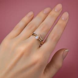 Muttermilchschmuck DIY Box – Set: Together Halskette + Tropfen Ring - thumbnail 4